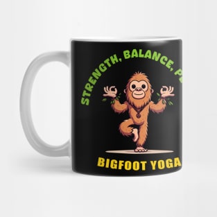 Bigfoot Yoga Mug